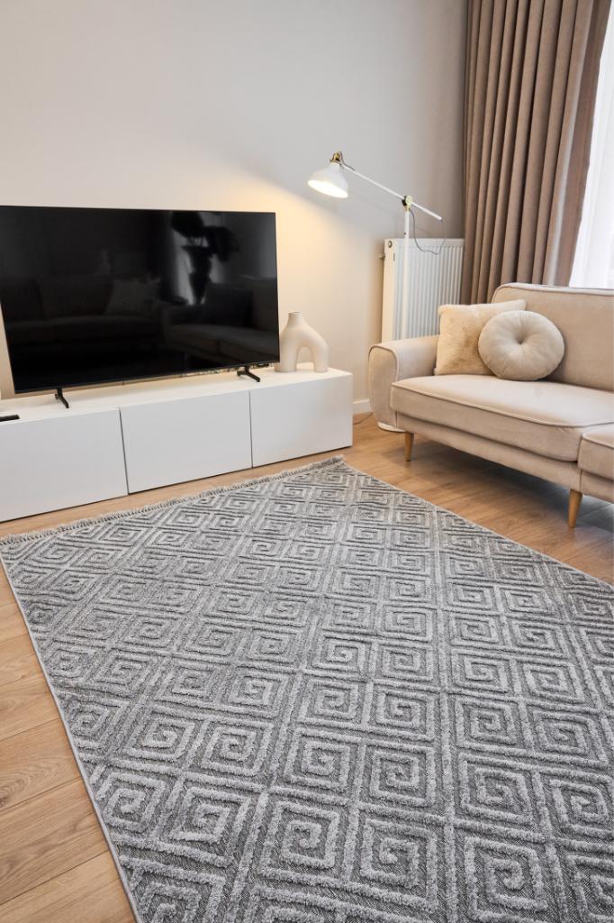 Anemon 6814 Gri - Dekoratif Halı