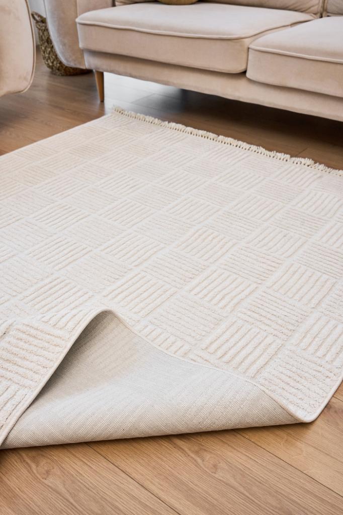 Anemon 6821 Beyaz - Dekoratif Halı