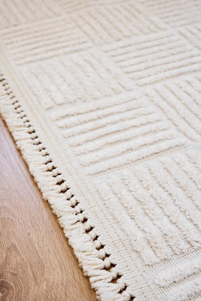 Anemon 6821 Beyaz - Dekoratif Halı