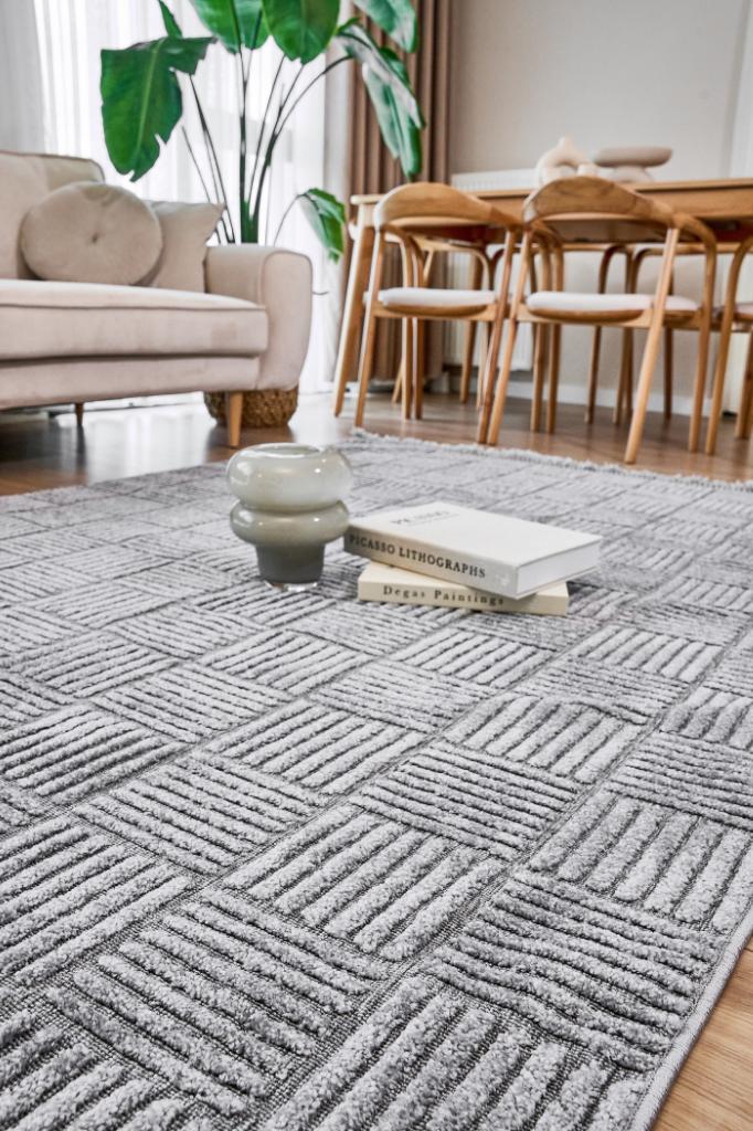 Anemon 6824 Gri - Dekoratif Halı