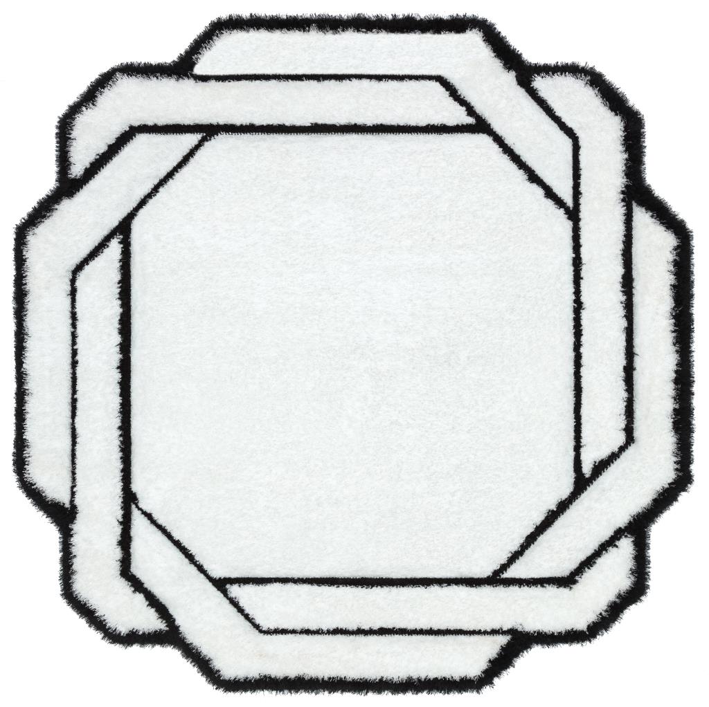 Apex Florida 5241 Siyah-Beyaz Makine Halısı