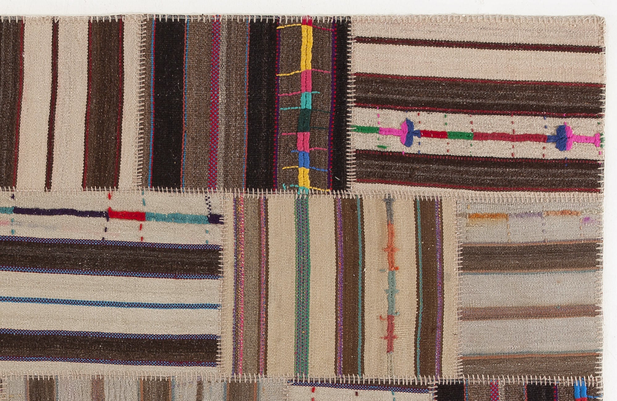 Apex Kilim Patchwork Unique Naturel 0166 160 cm X 230 cm
