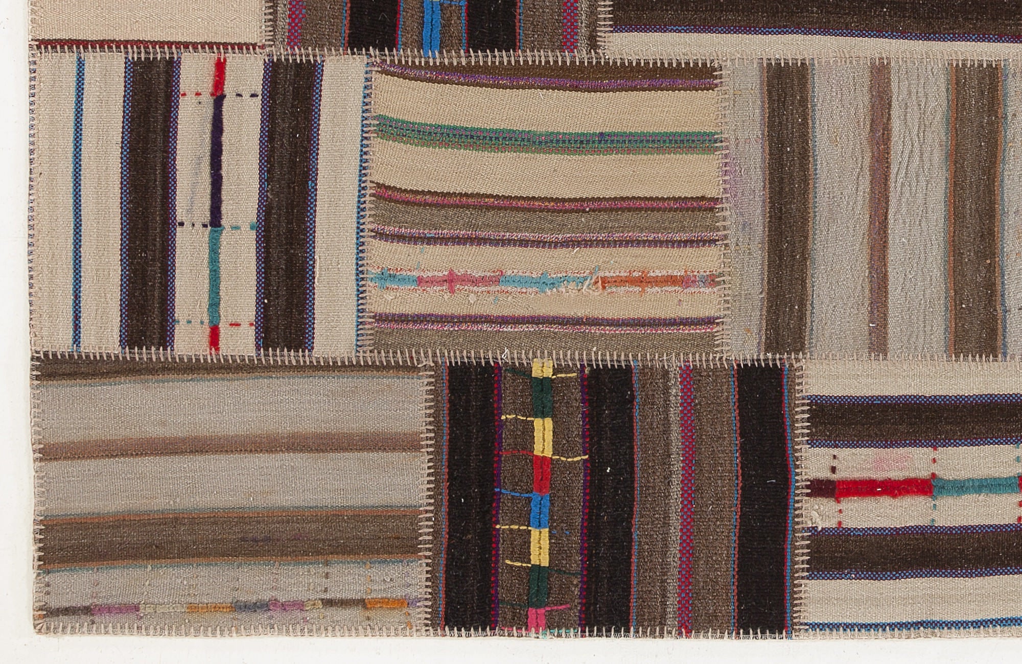 Apex Kilim Patchwork Unique Naturel 0166 160 cm X 230 cm