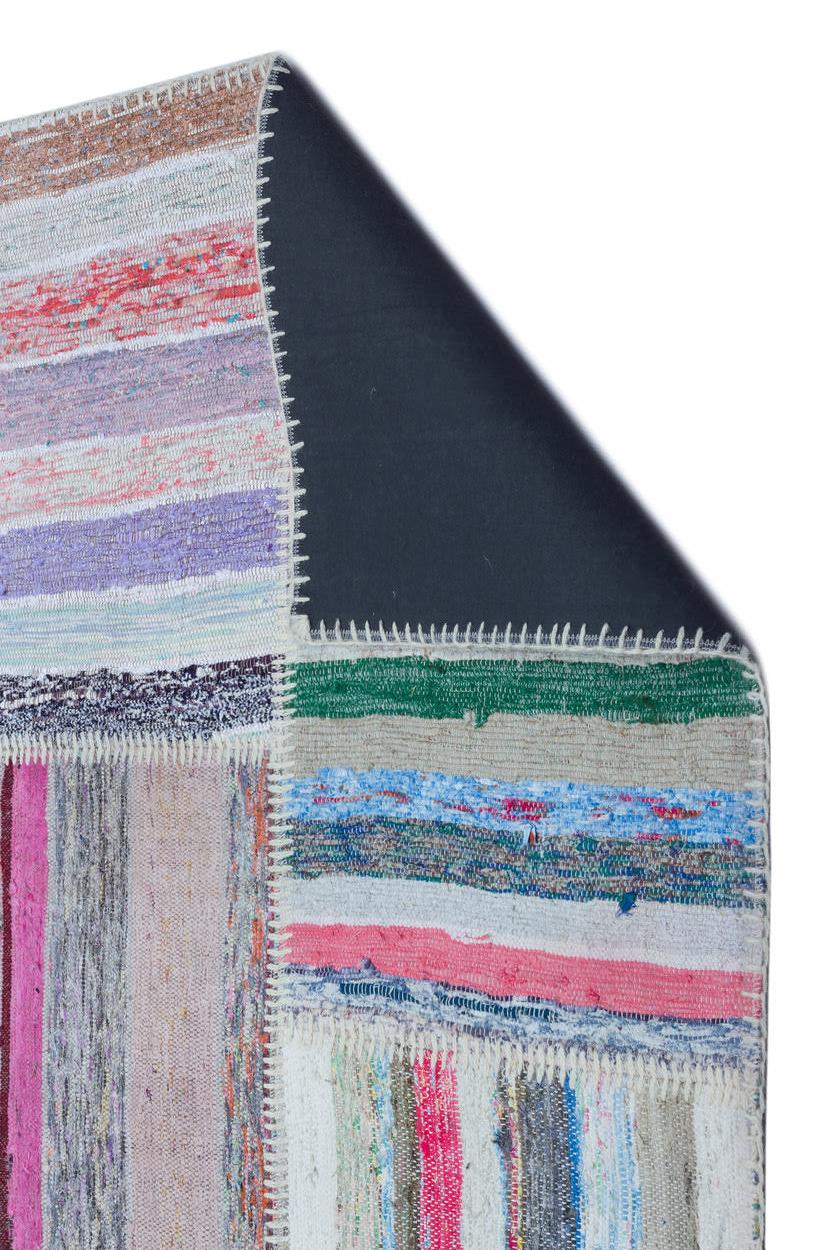 Apex Kilim Patchwork Unique Striped 22511 160 x 230 cm