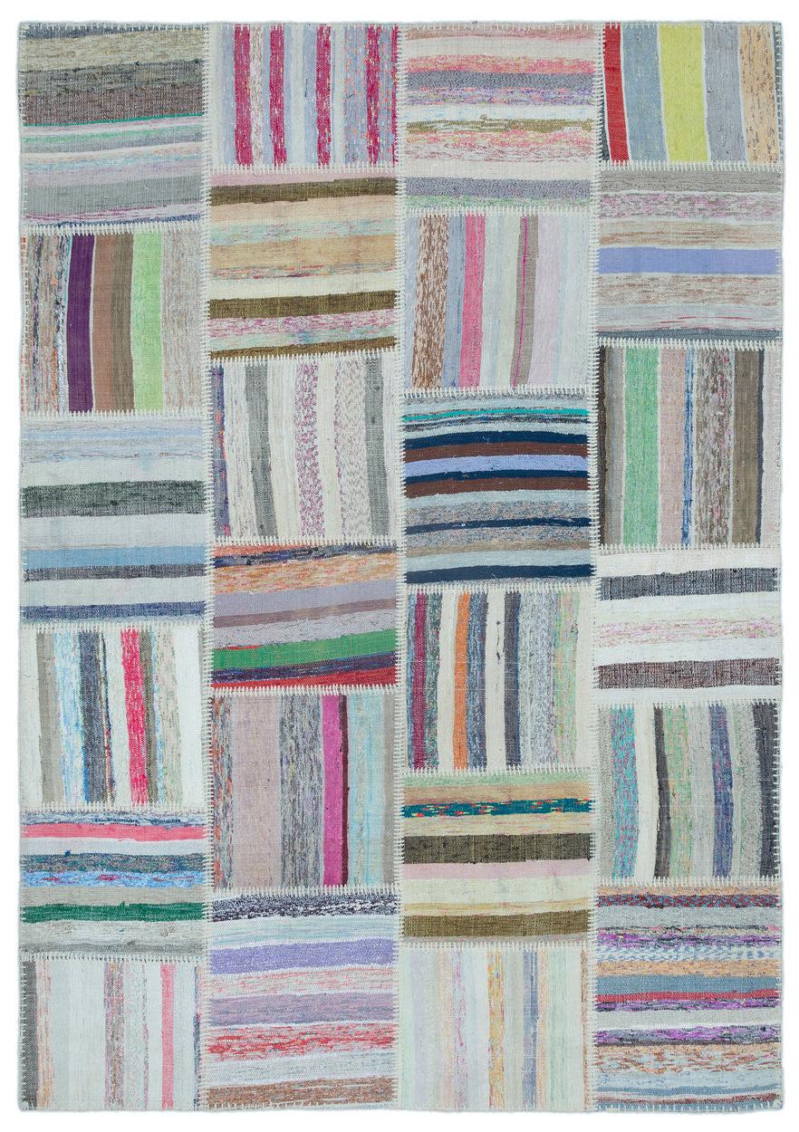 Apex Kilim Patchwork Unique Striped 22511 160 x 230 cm