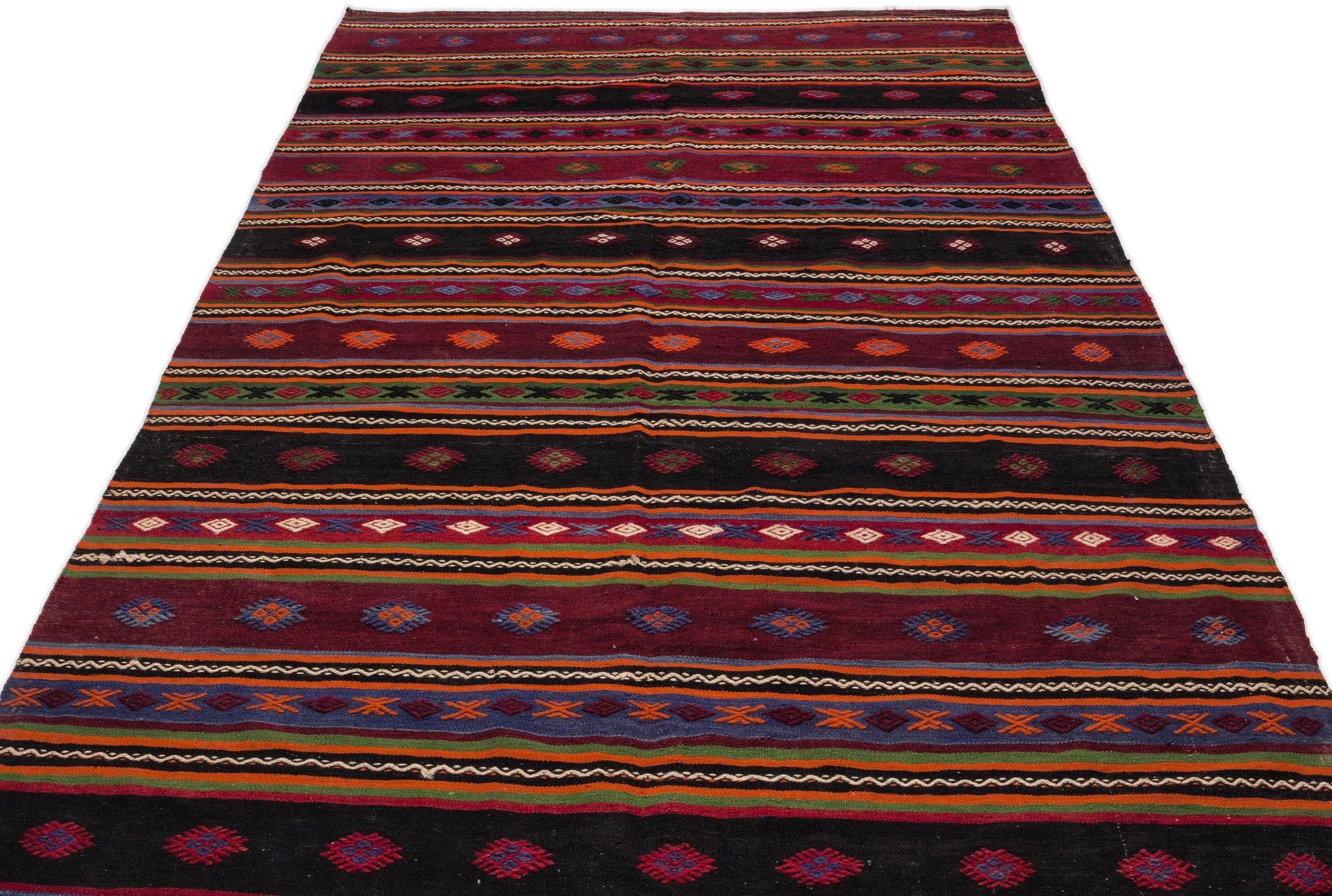 Apex Kilim Striped 0944 180 cm X 343 cm