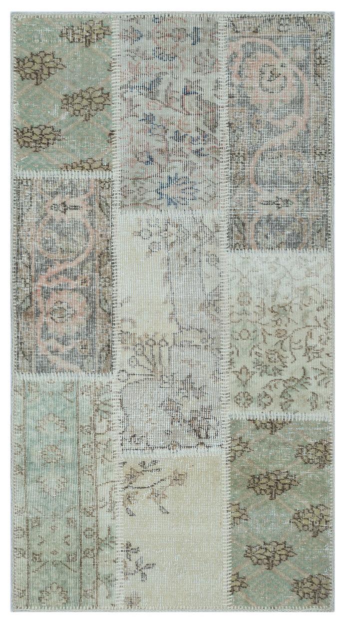 Apex Patchwork Halı Bej 26231 80 x 150 cm