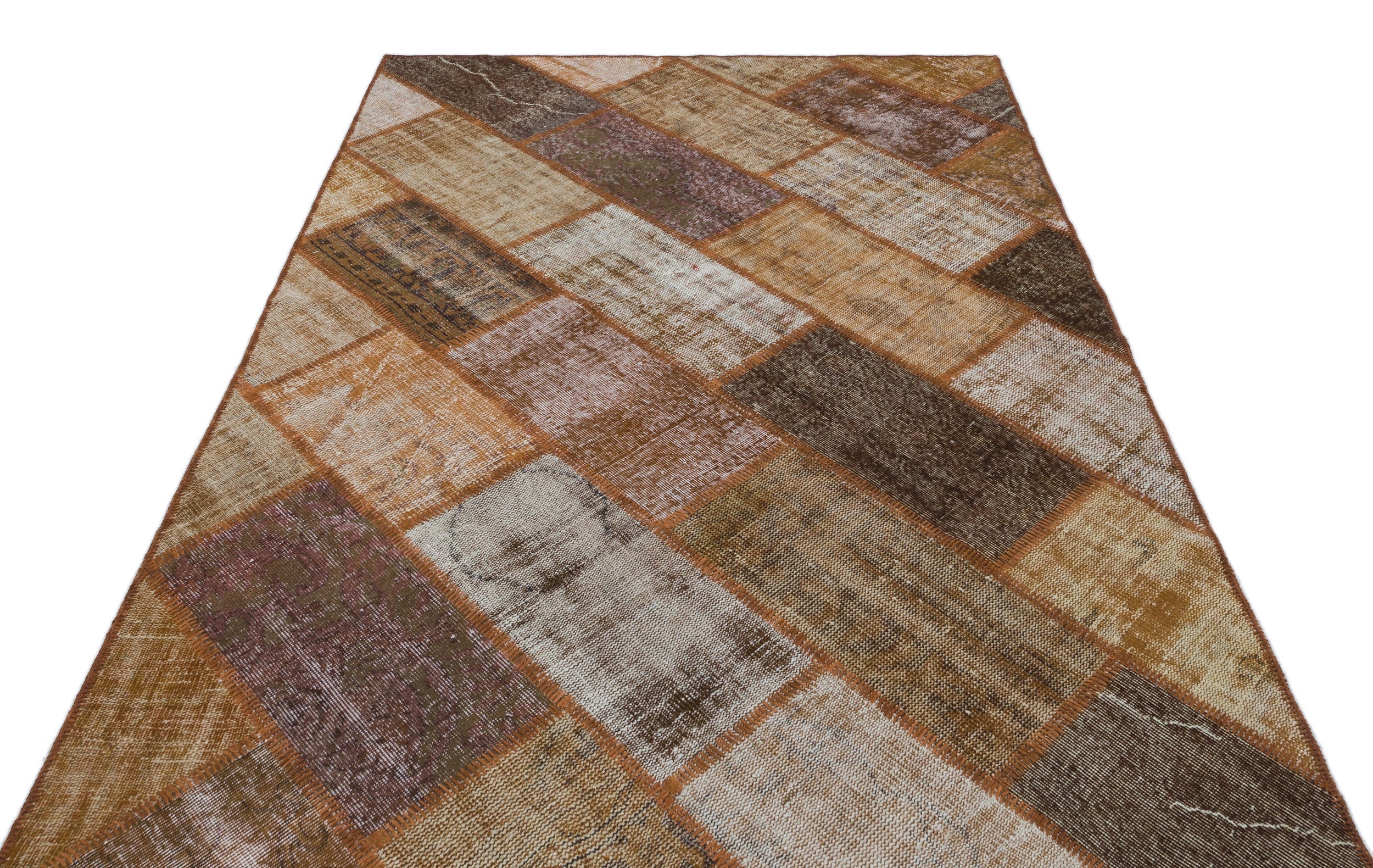 Apex Patchwork Unique Kahve 31284 160 cm X 230 cm