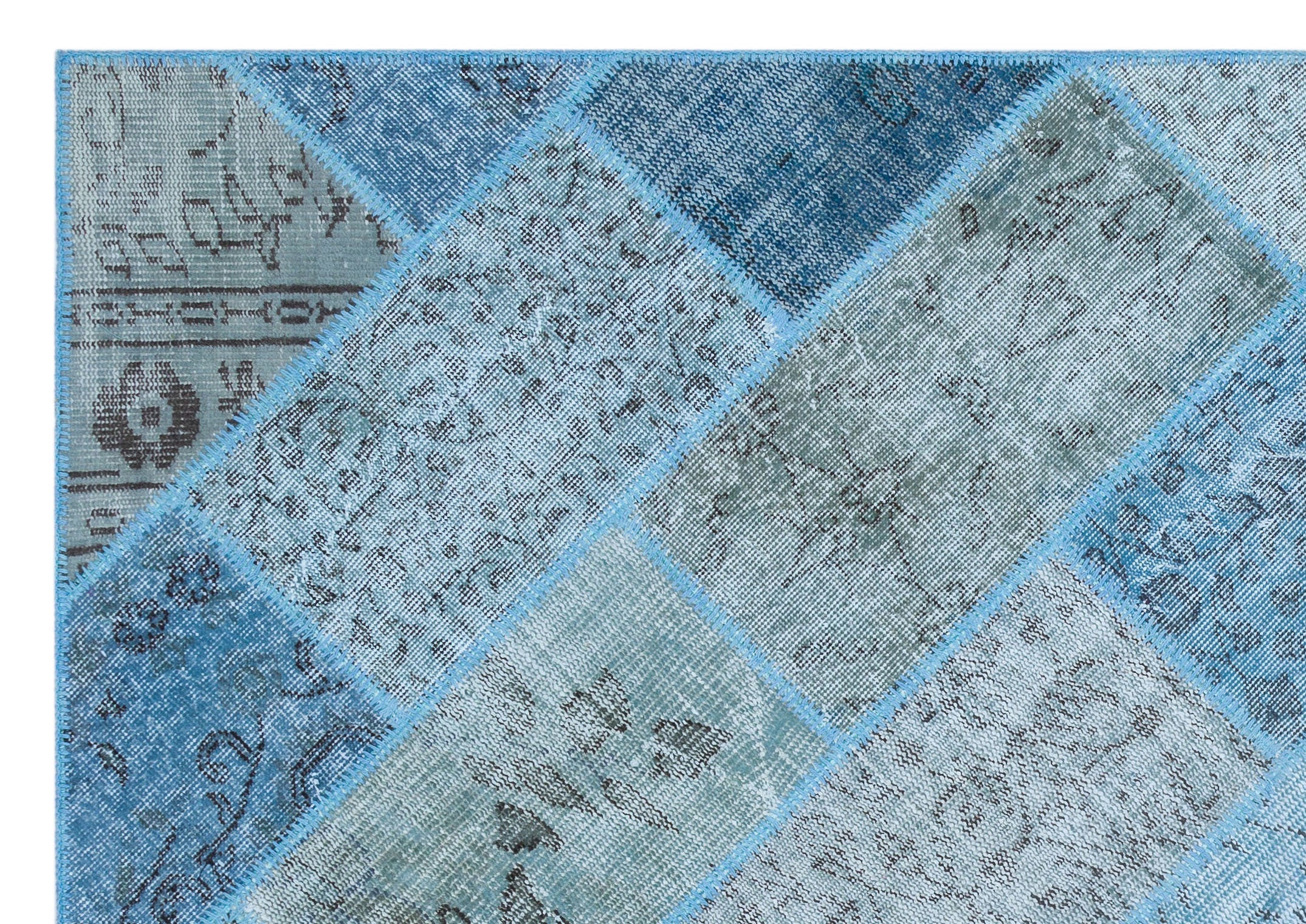 Apex Patchwork Unique Mavi 26293 160 cm X 230 cm