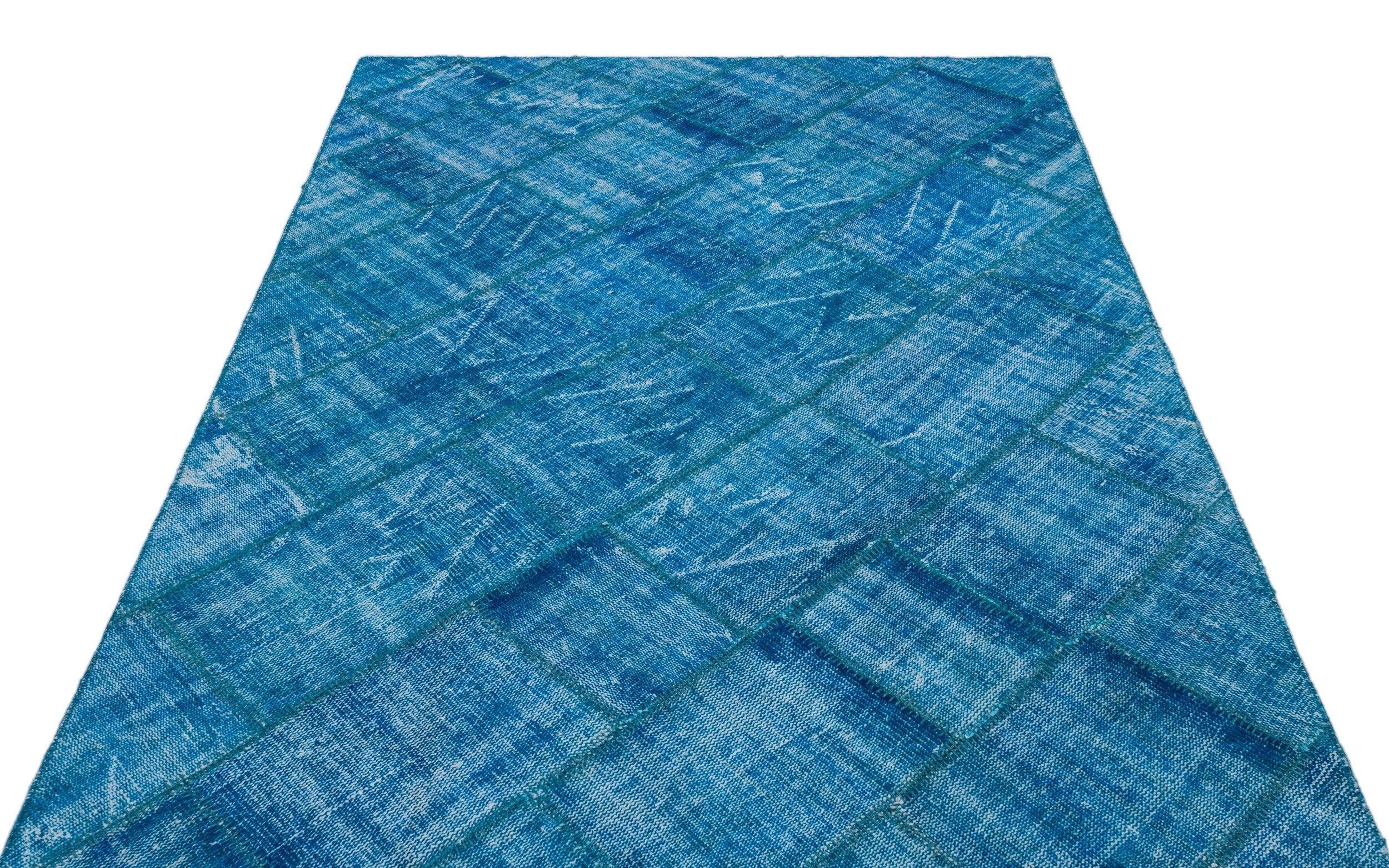 Apex Patchwork Unique Mavi 26364 160 cm X 230 cm