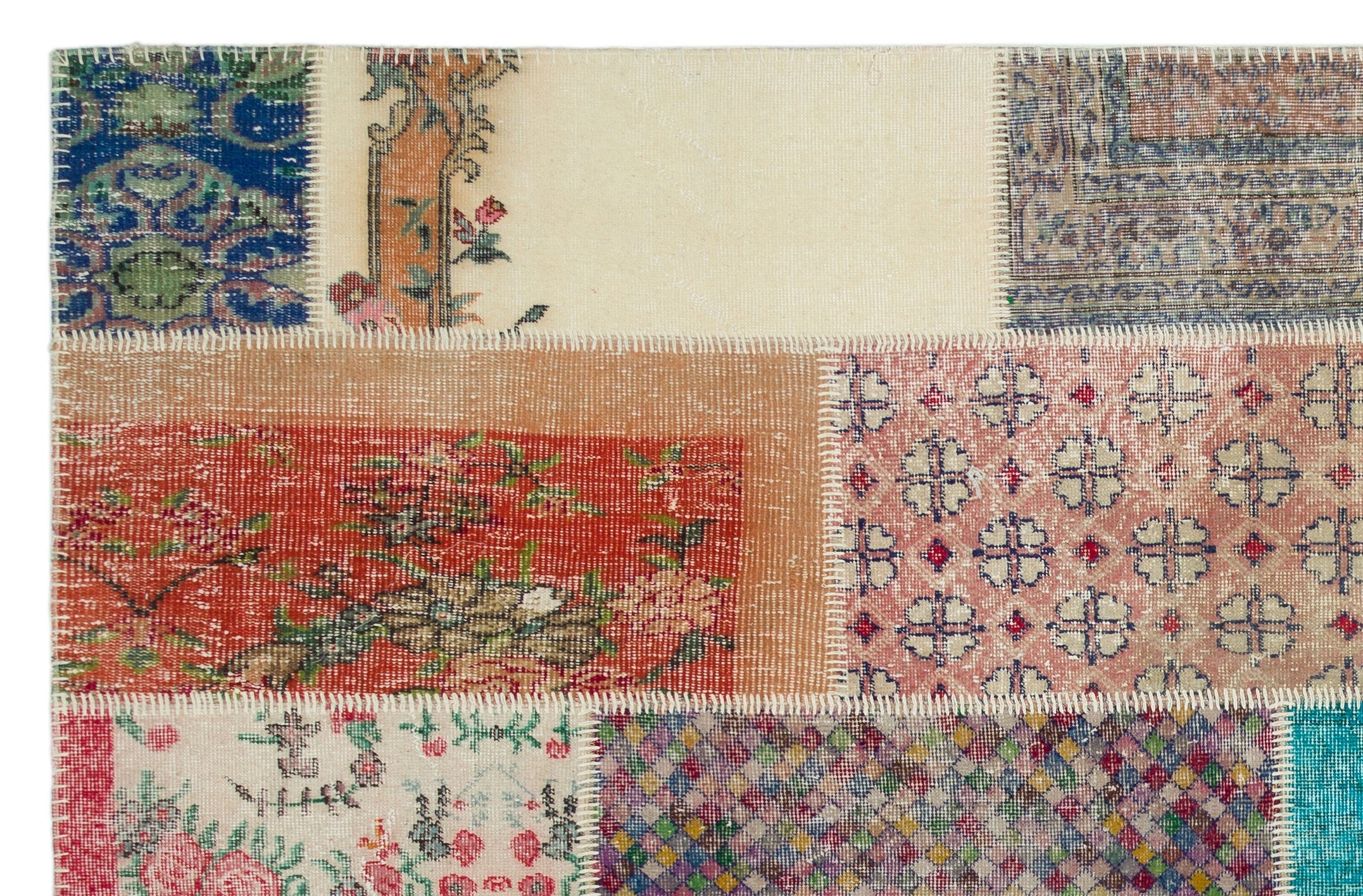 Apex Patchwork Unique Multi Naturel 20458 199 cm X 303 cm
