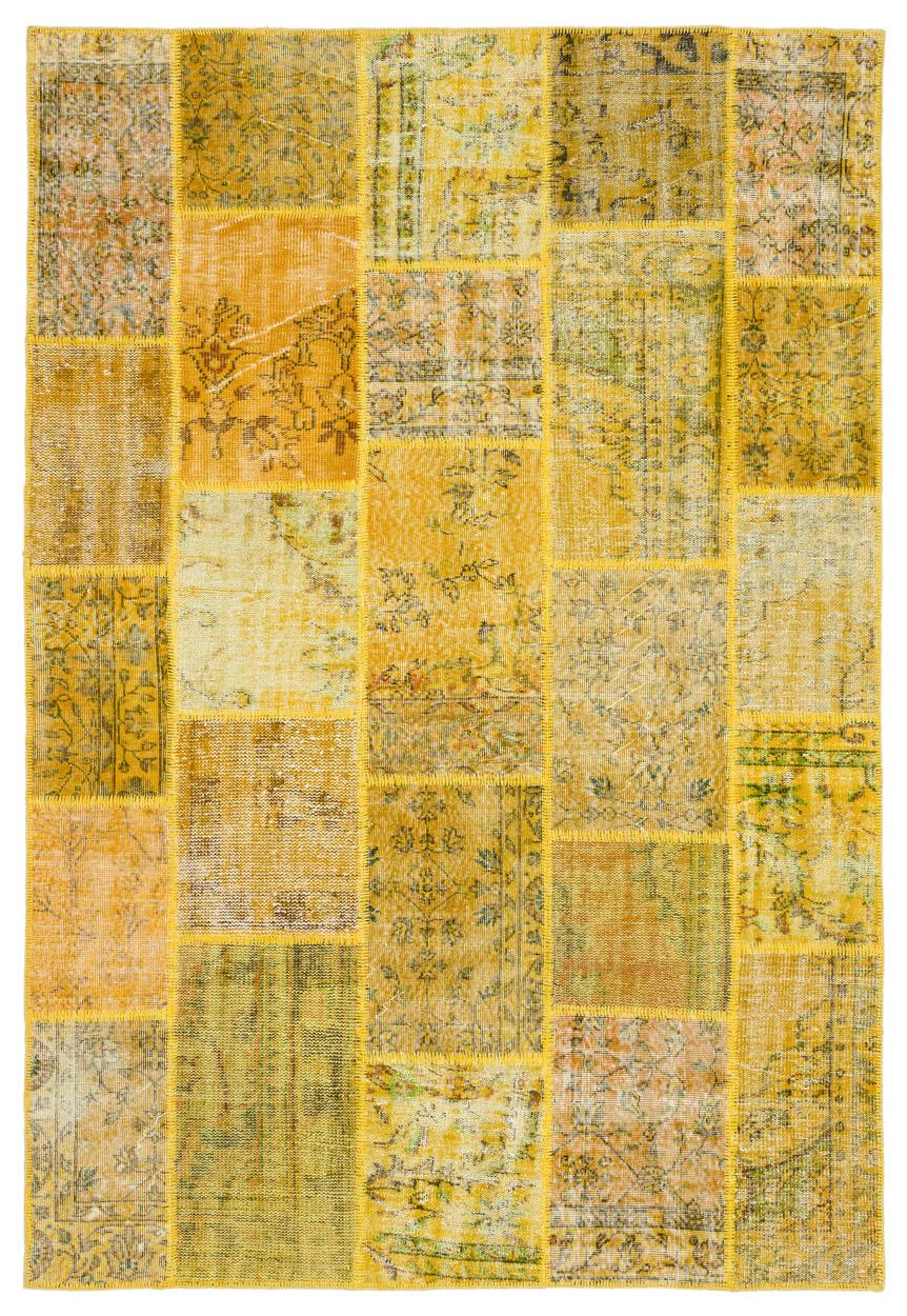 Apex Patchwork Unique Sarı 34174 191 cm X 280 cm