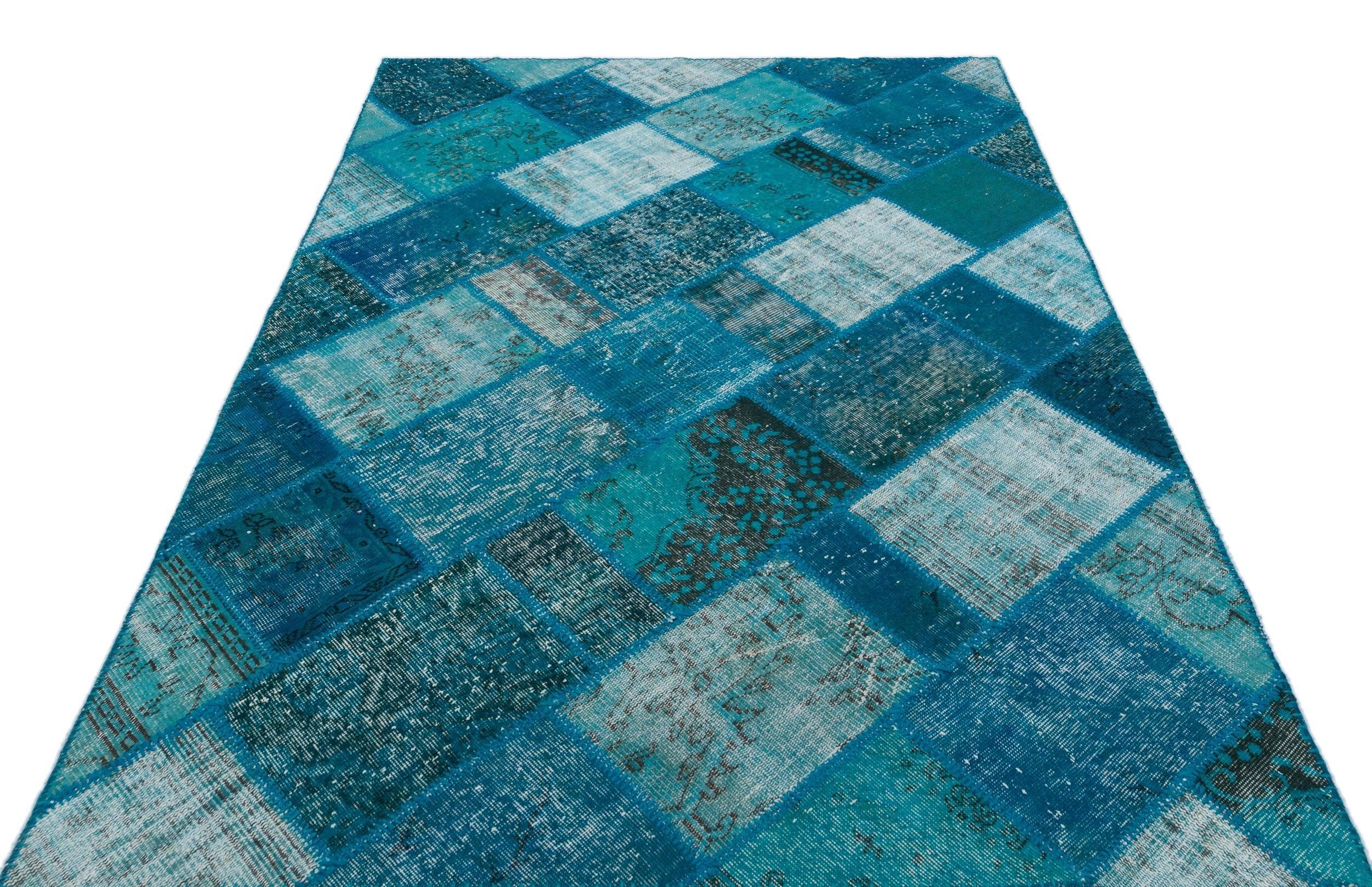 Apex Patchwork Unique Turkuaz 31251 160 cm X 230 cm