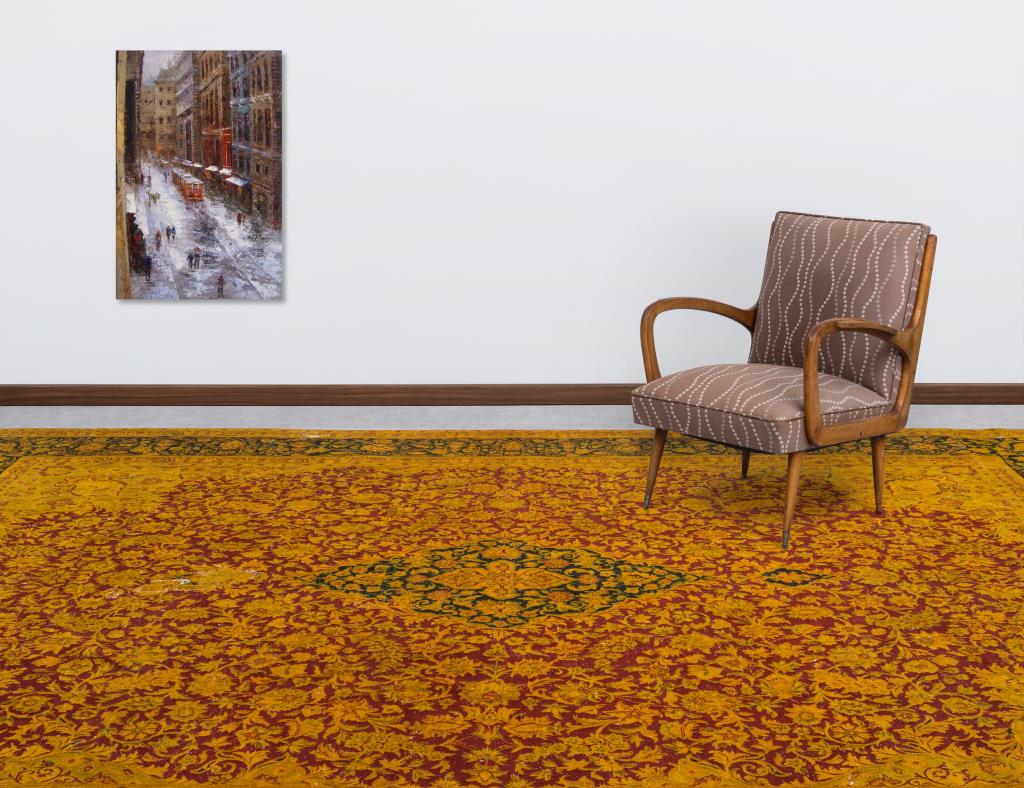 Apex Vintage XLarge Sarı 11406 285 cm X 387 cm
