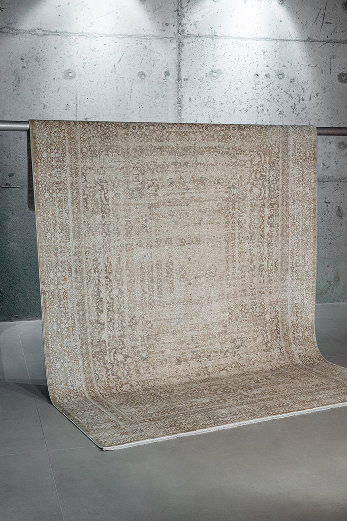 Aura 2845 Krem - Makine Halısı