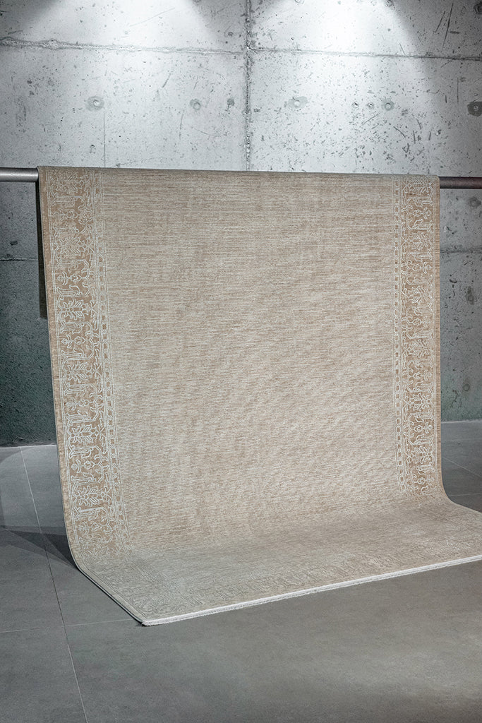 Aura 2855 Krem - Makine Halısı