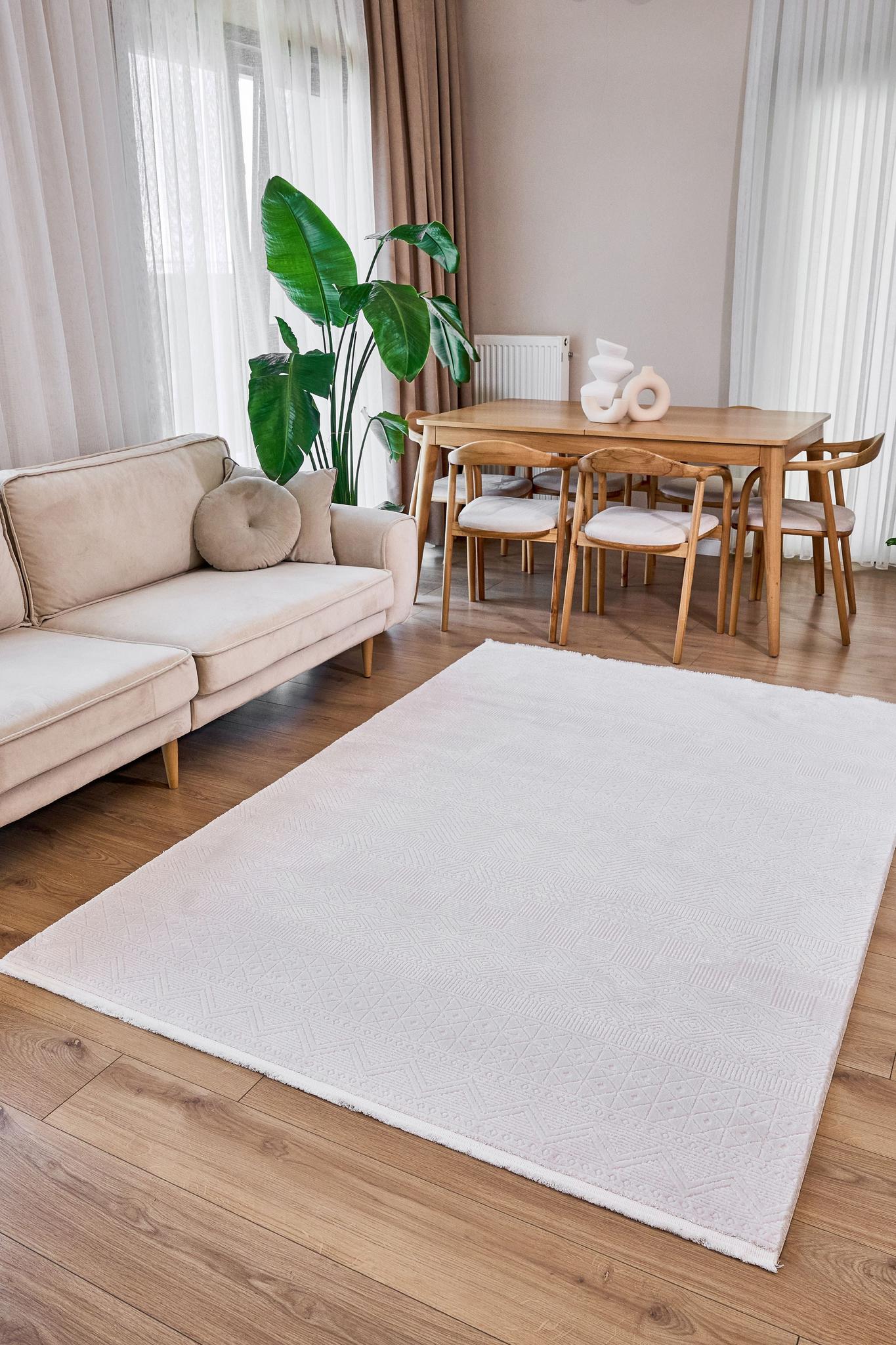 Azur Kesme Halı (Özel Ölçü) - 6521 Bej