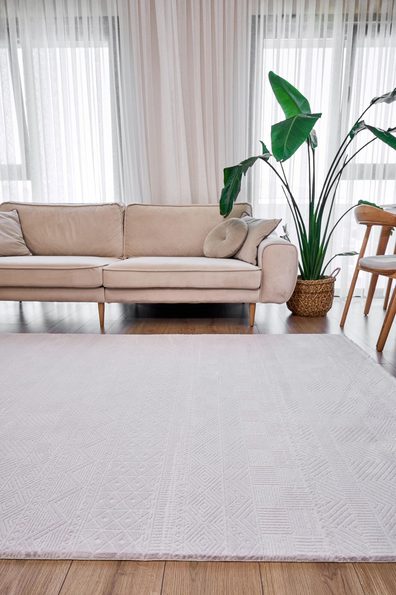 Azur Kesme Halı (Özel Ölçü) - 6521 Bej