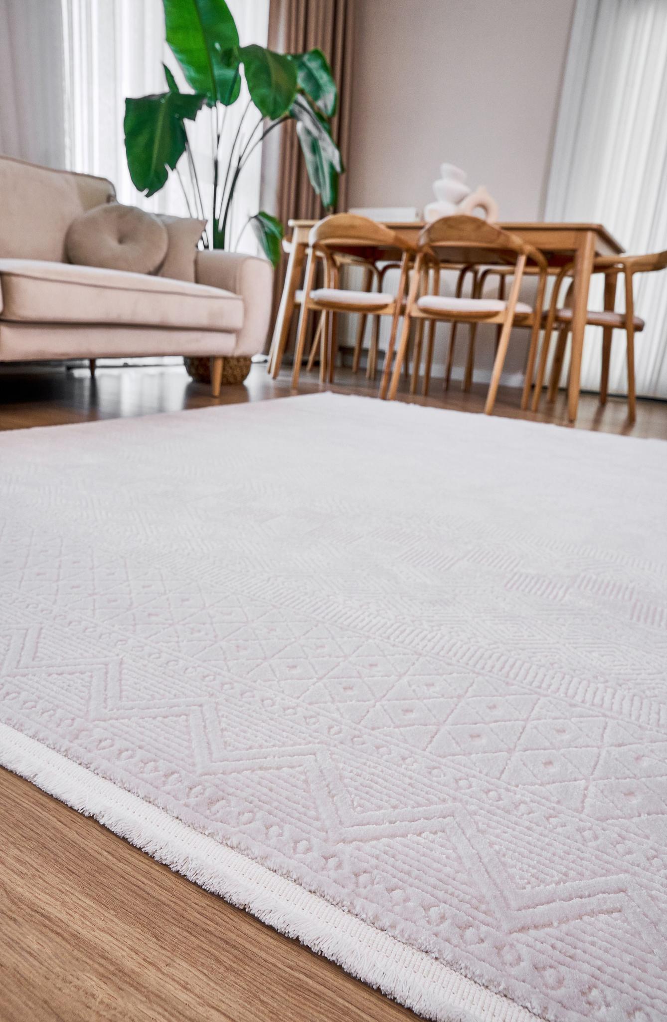 Azur Kesme Halı (Özel Ölçü) - 6521 Bej