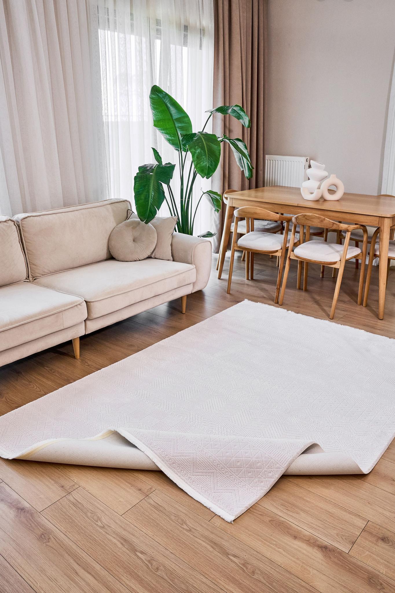 Azur Kesme Halı (Özel Ölçü) - 6521 Bej