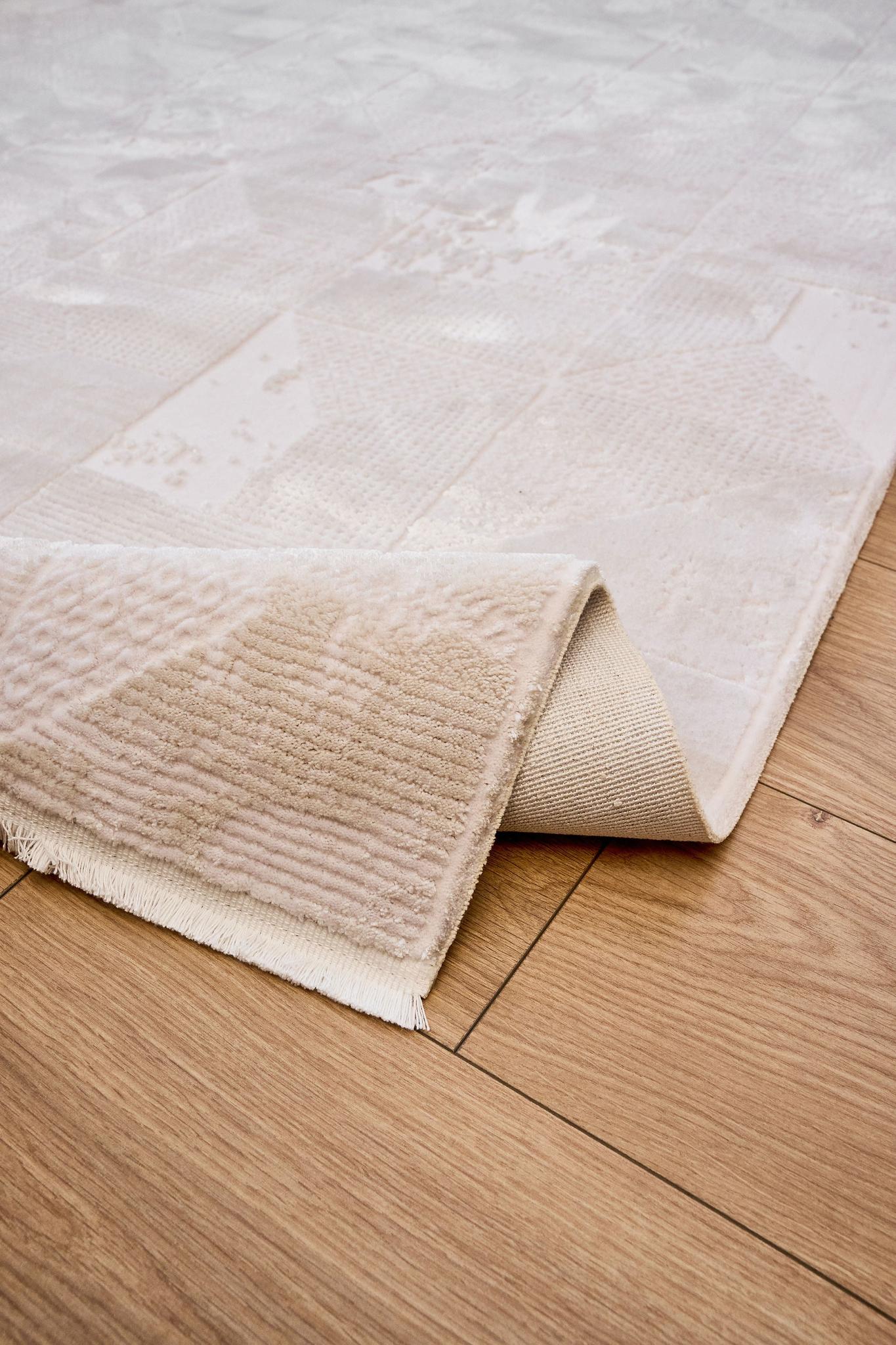 Azur Kesme Halı (Özel Ölçü) - 6531 Krem