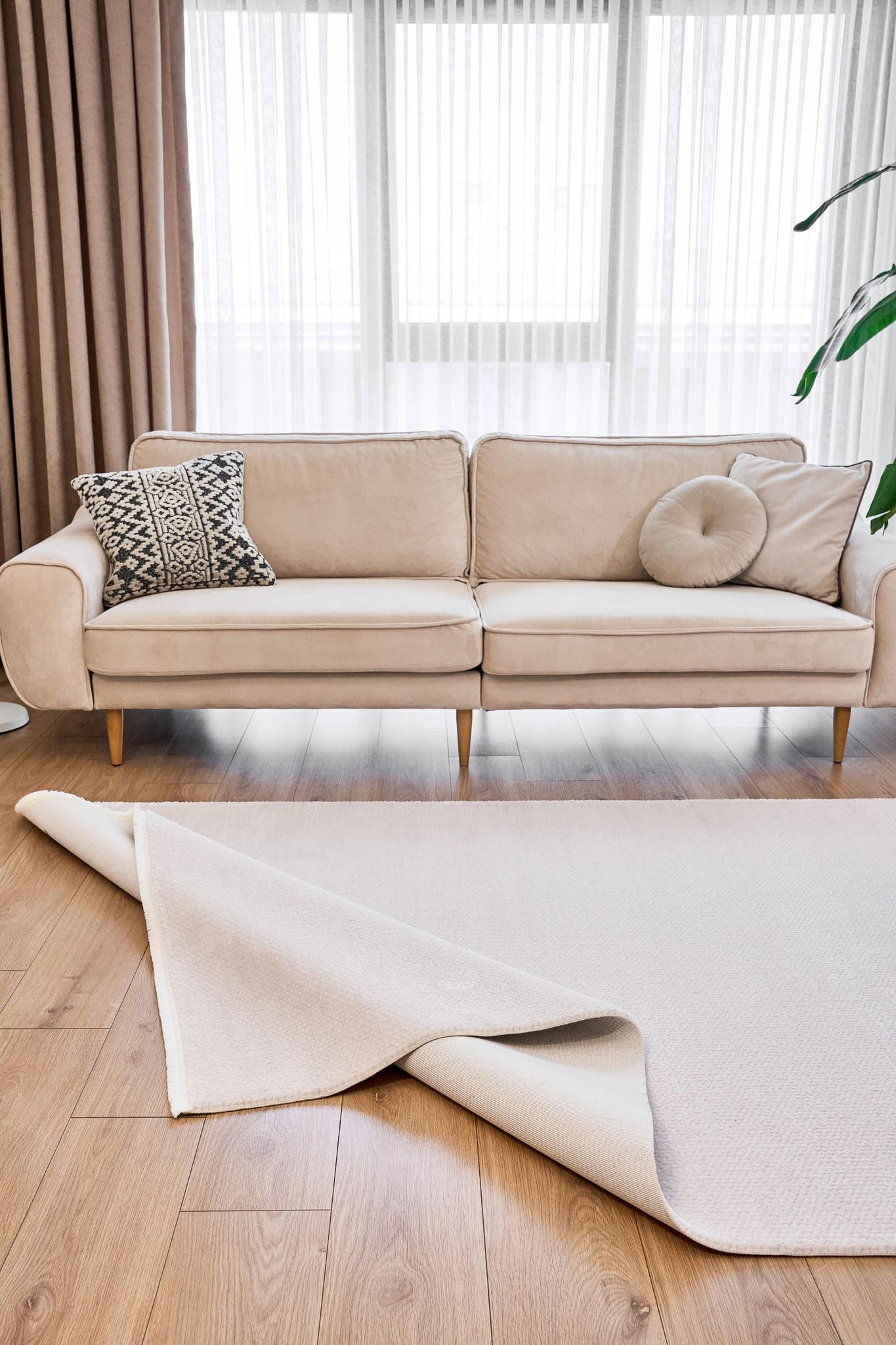 Azur Kesme Halı (Özel Ölçü) - 6541 Açık Gri