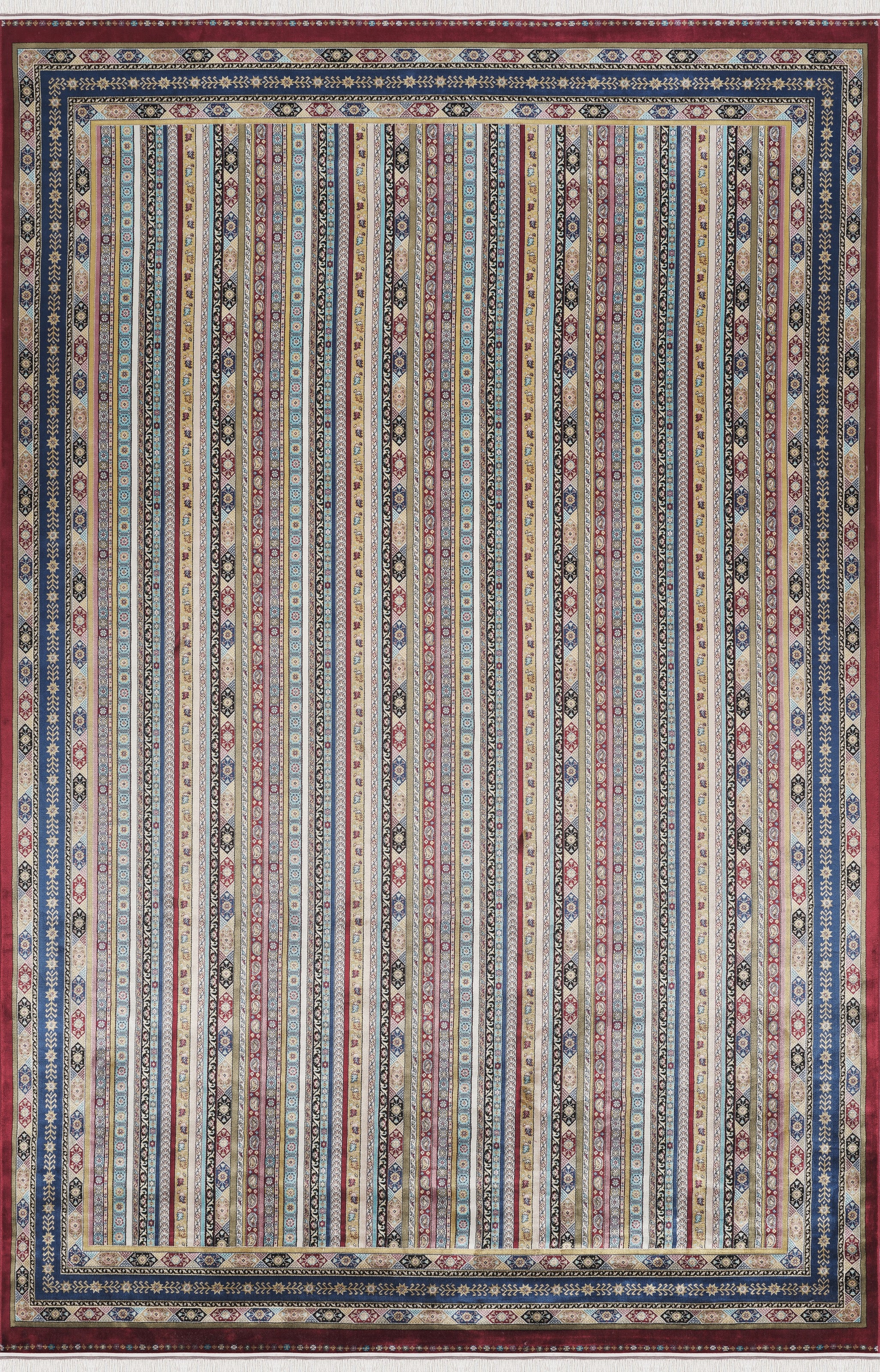 Burj 8741BU Bordo - Makine Halısı