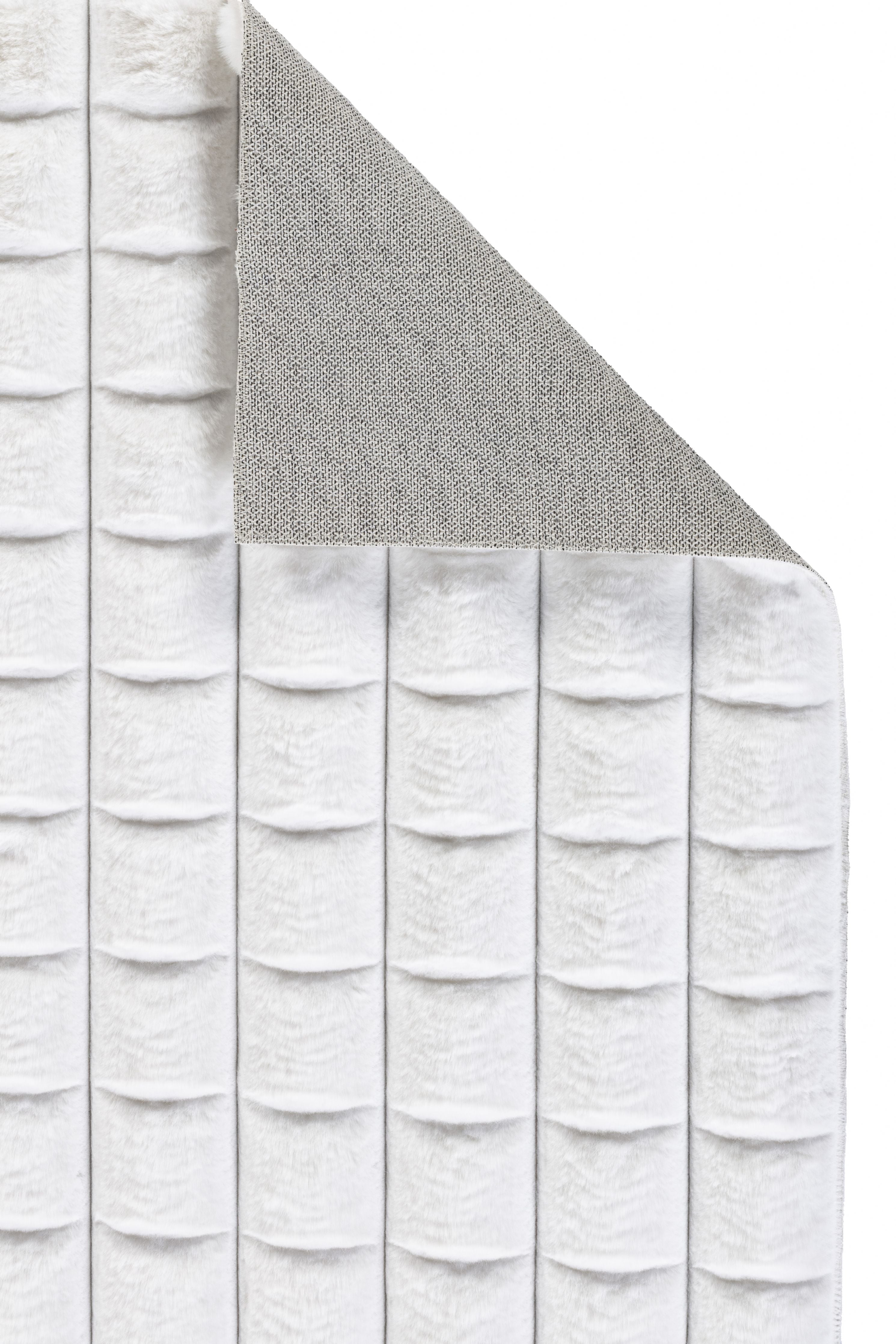 Diamante Kesme Halı (Özel Ölçü) - 7001 Beyaz