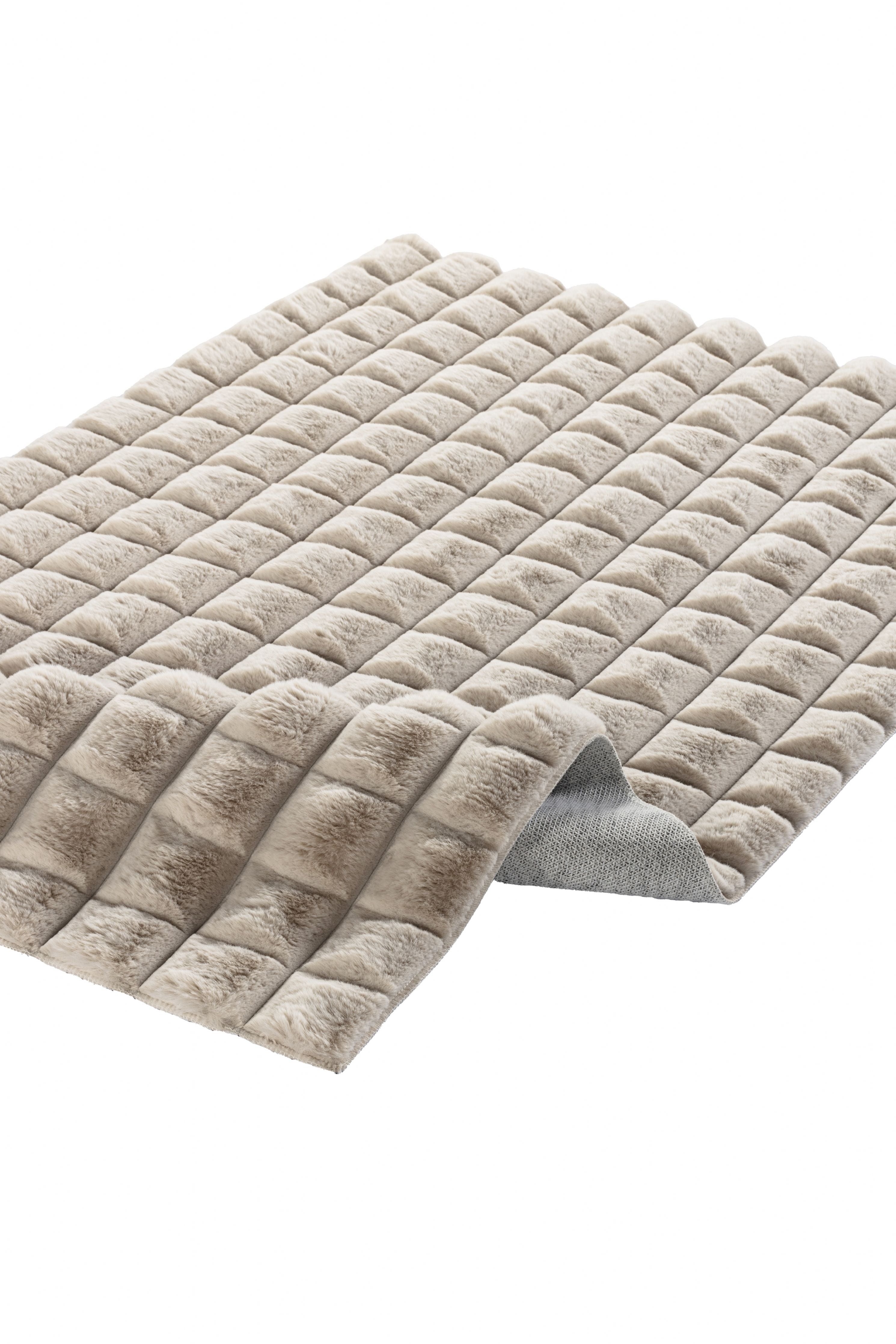 Diamante Kesme Halı (Özel Ölçü) - 7003 Bej