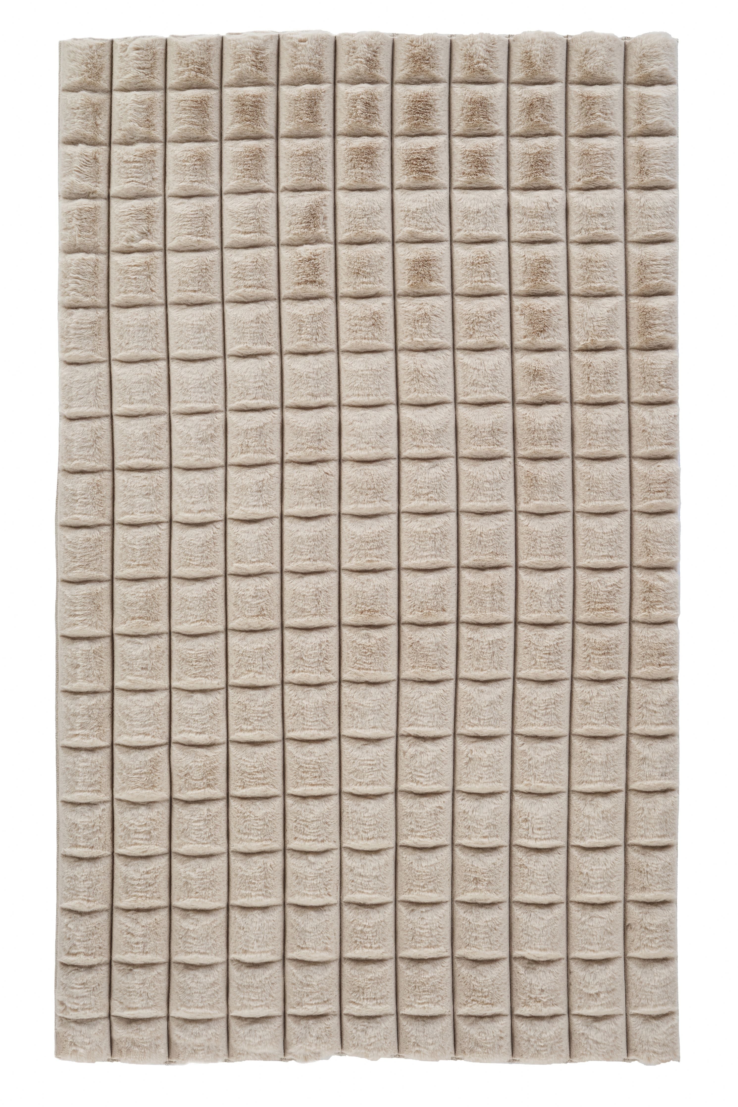 Diamante Kesme Halı (Özel Ölçü) - 7003 Bej