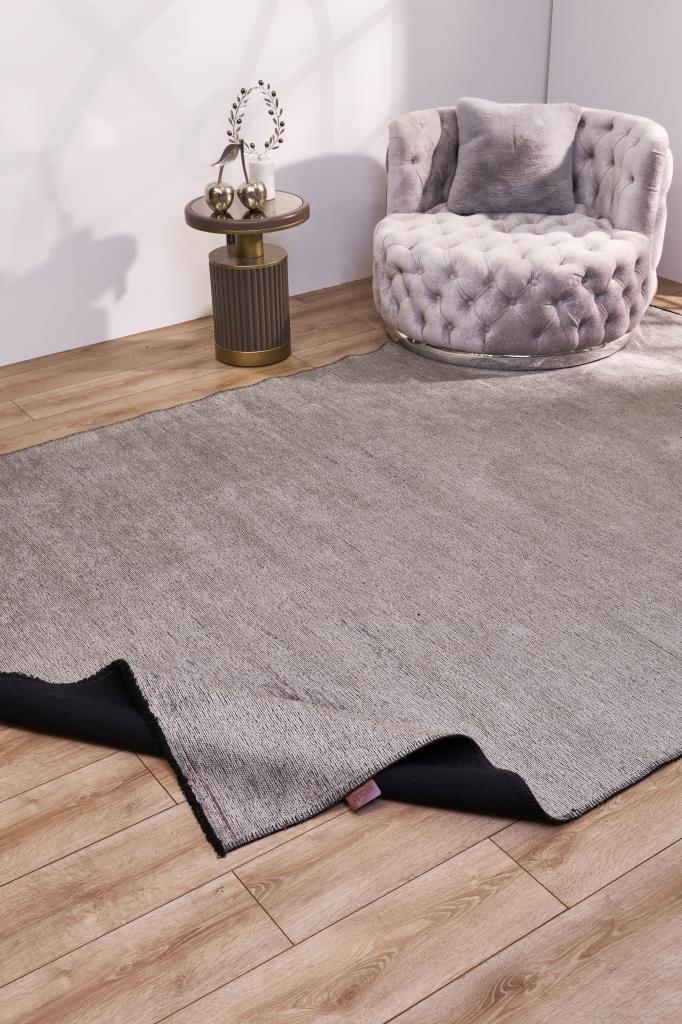 Hare Plus 8912 Açık Gri - Makine Halısı