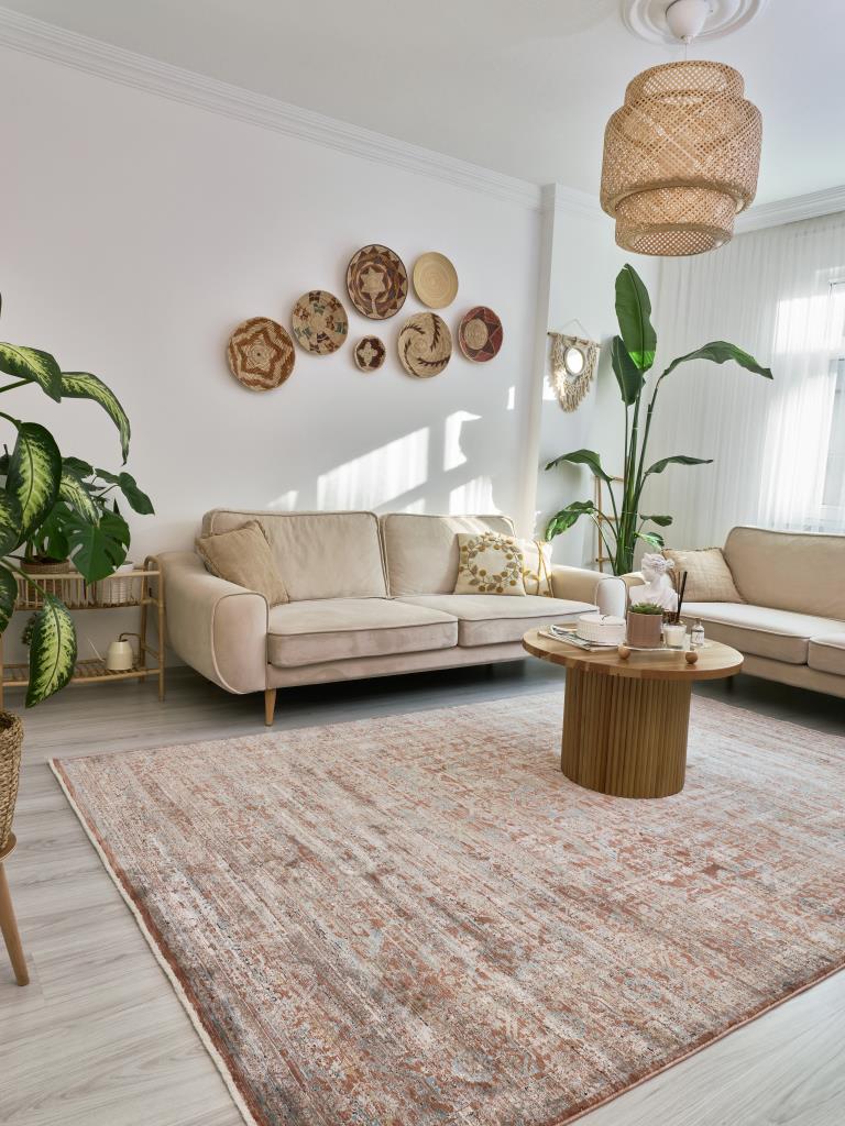 Heriz 8214 Kırmızı - Makine Halısı