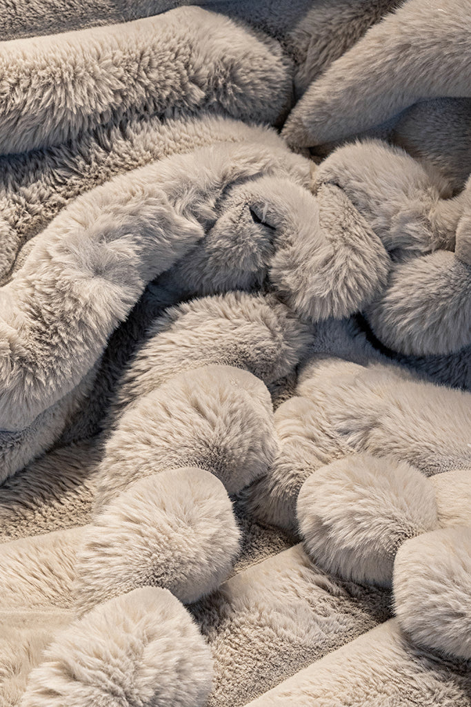 Linio Kesme Halı (Özel Ölçü) - 8055 Gri