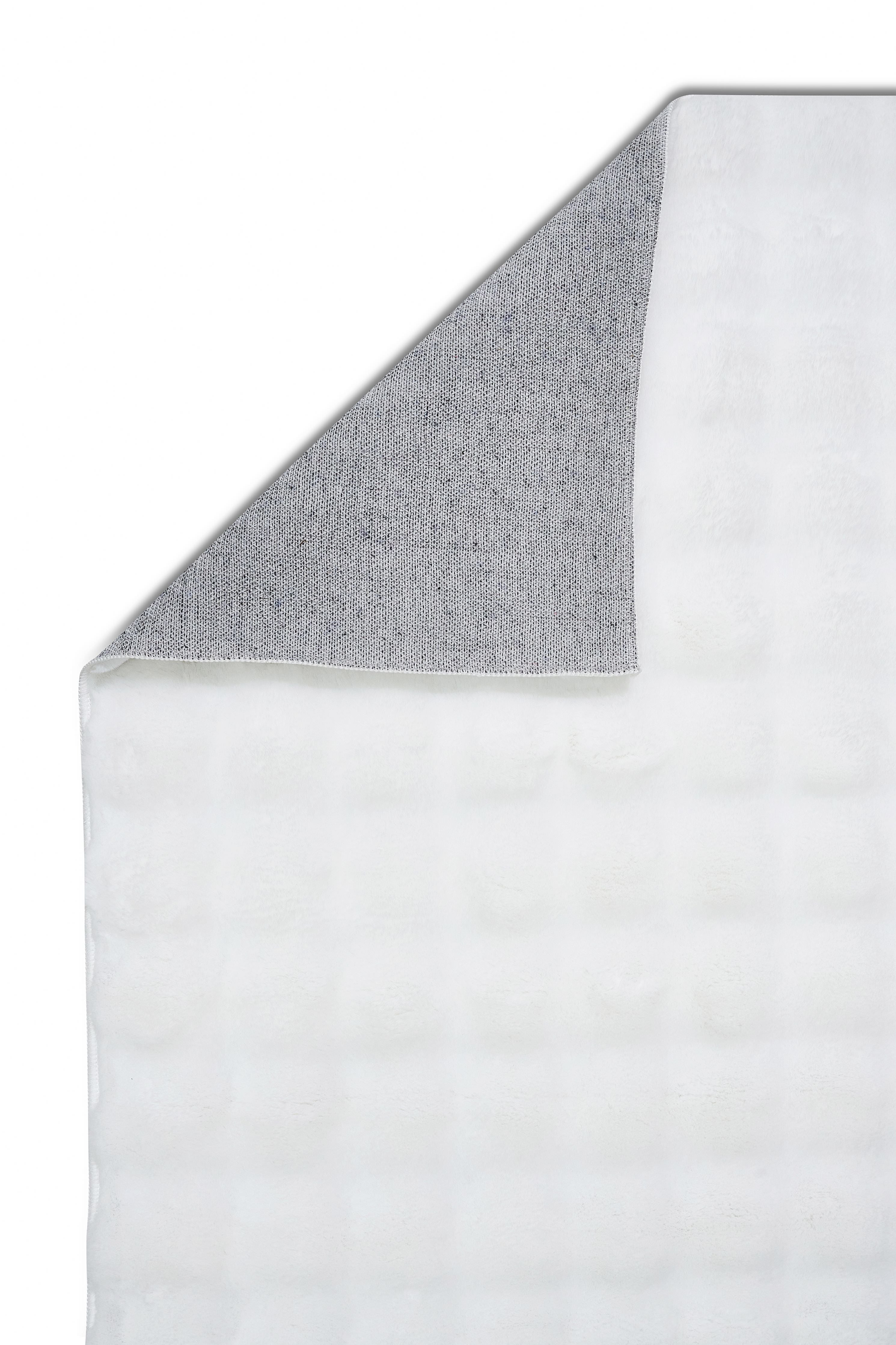 Molecule Kesme Halı (Özel Ölçü) - Beyaz