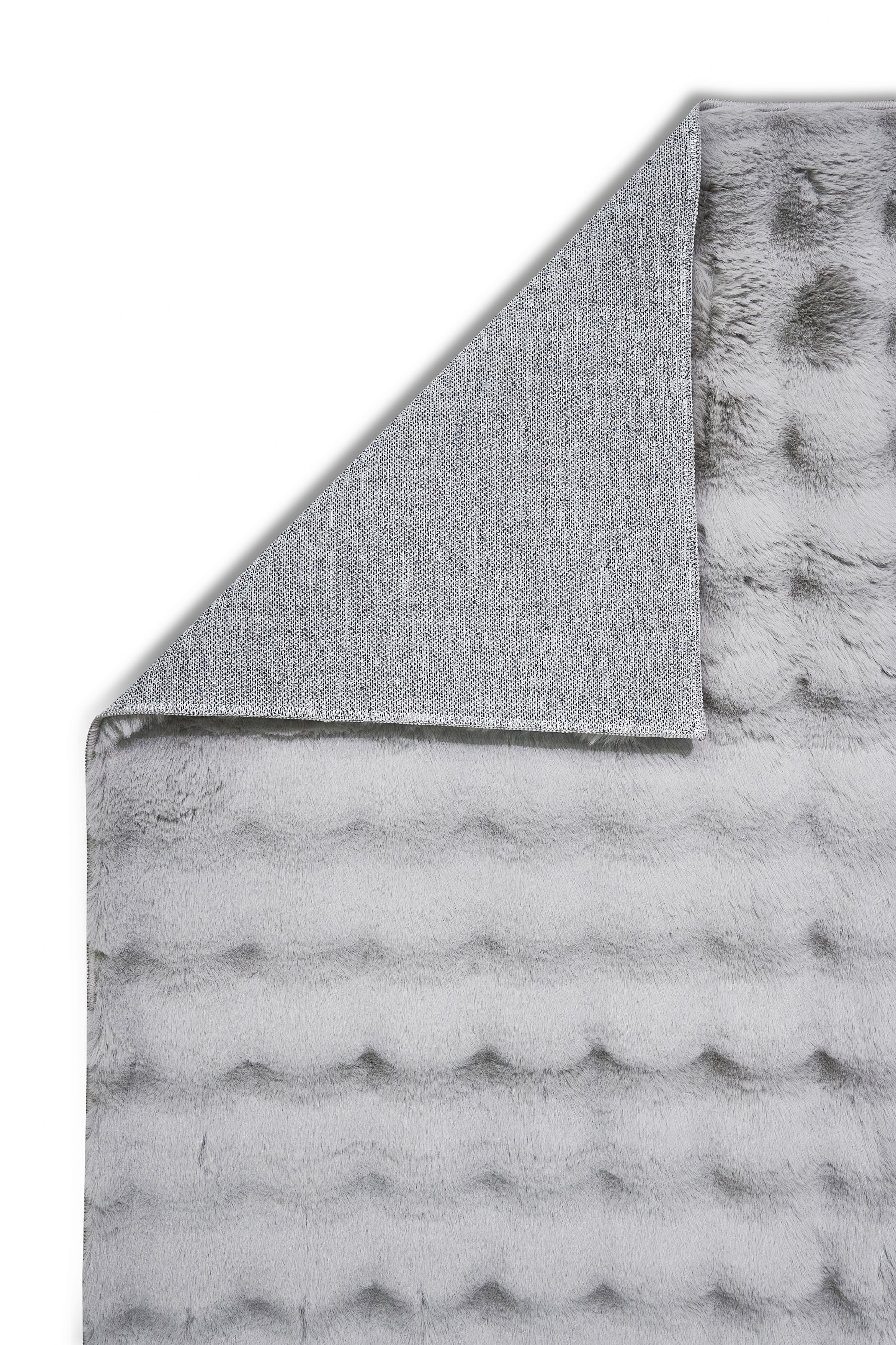 Molecule Kesme Halı (Özel Ölçü) - Gri