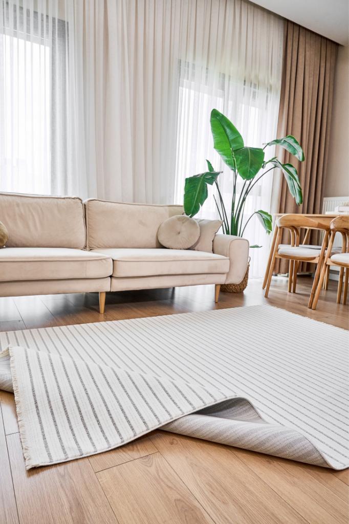 Origami 6931 Beyaz Gri - Dekoratif Halı