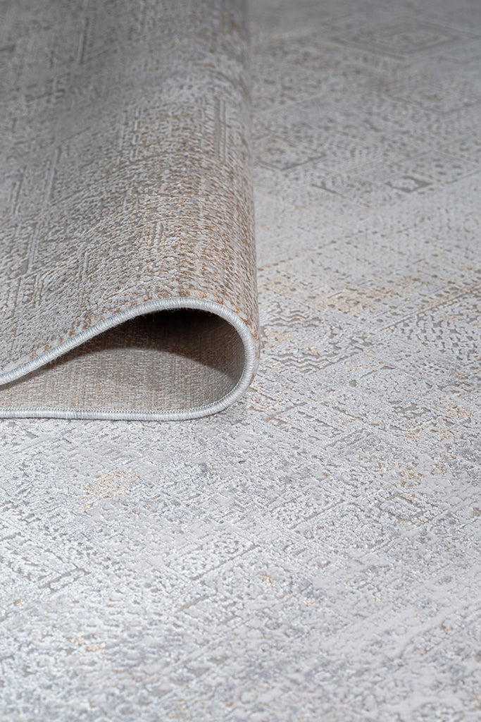 Queen 8101 Altın - Makine Halısı