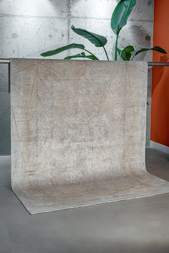 Queen 8118 Krem - Makine Halısı