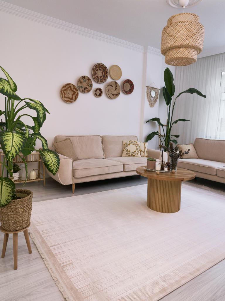 Serenity 7831 Krem - Makine Halısı