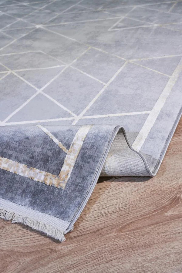 Serenity Kesme Halı (Özel Ölçü) - 7841 Gri