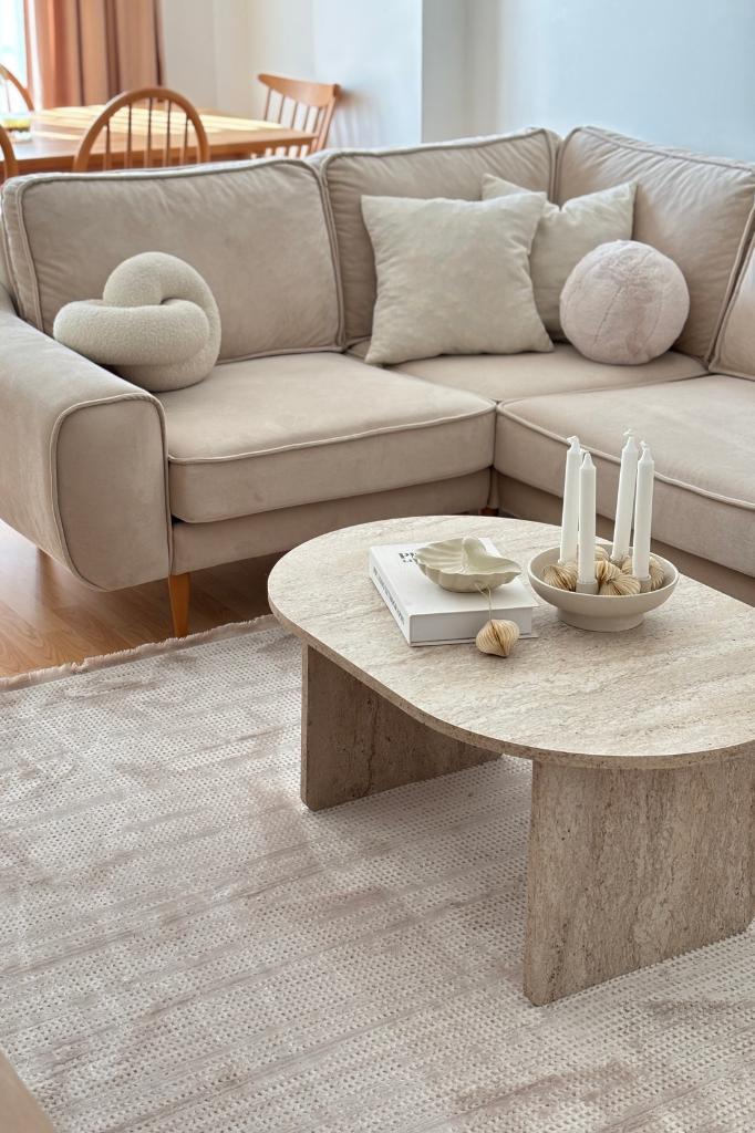 Truva 6651 TR Bej - Makine Halısı