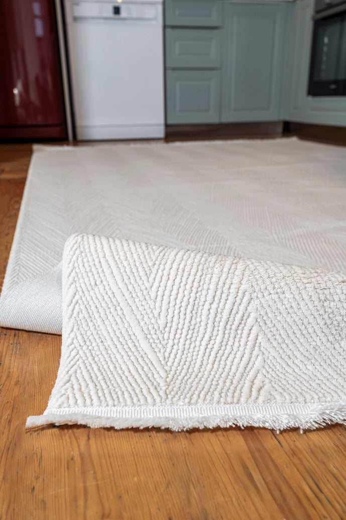 Truva 6671 TR Ekru - Makine Halısı