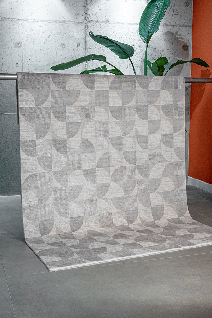 Truva Kesme Halı (Özel Ölçü) - 6621TR Gri