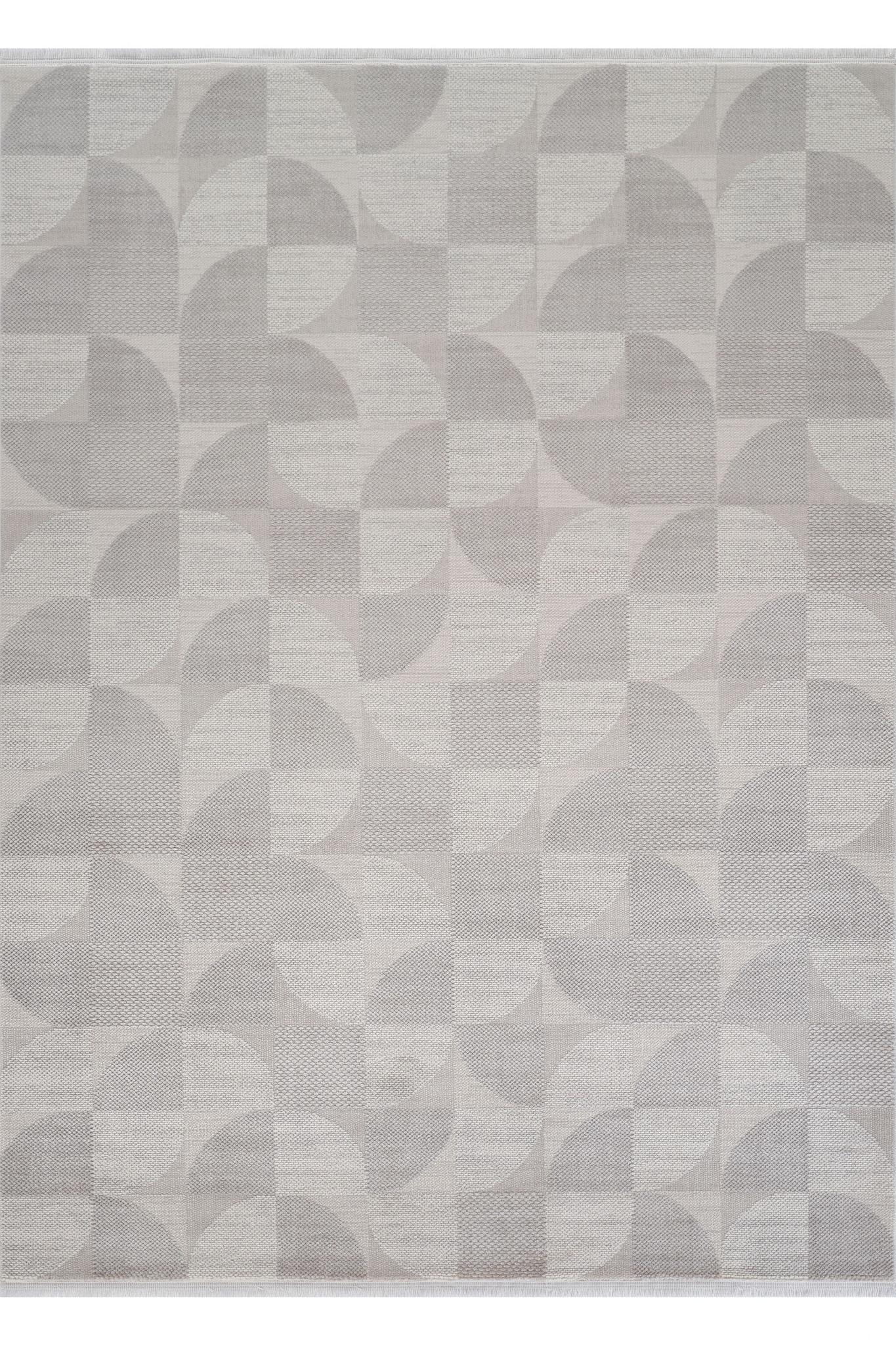 Truva Kesme Halı (Özel Ölçü) - 6621TR Gri