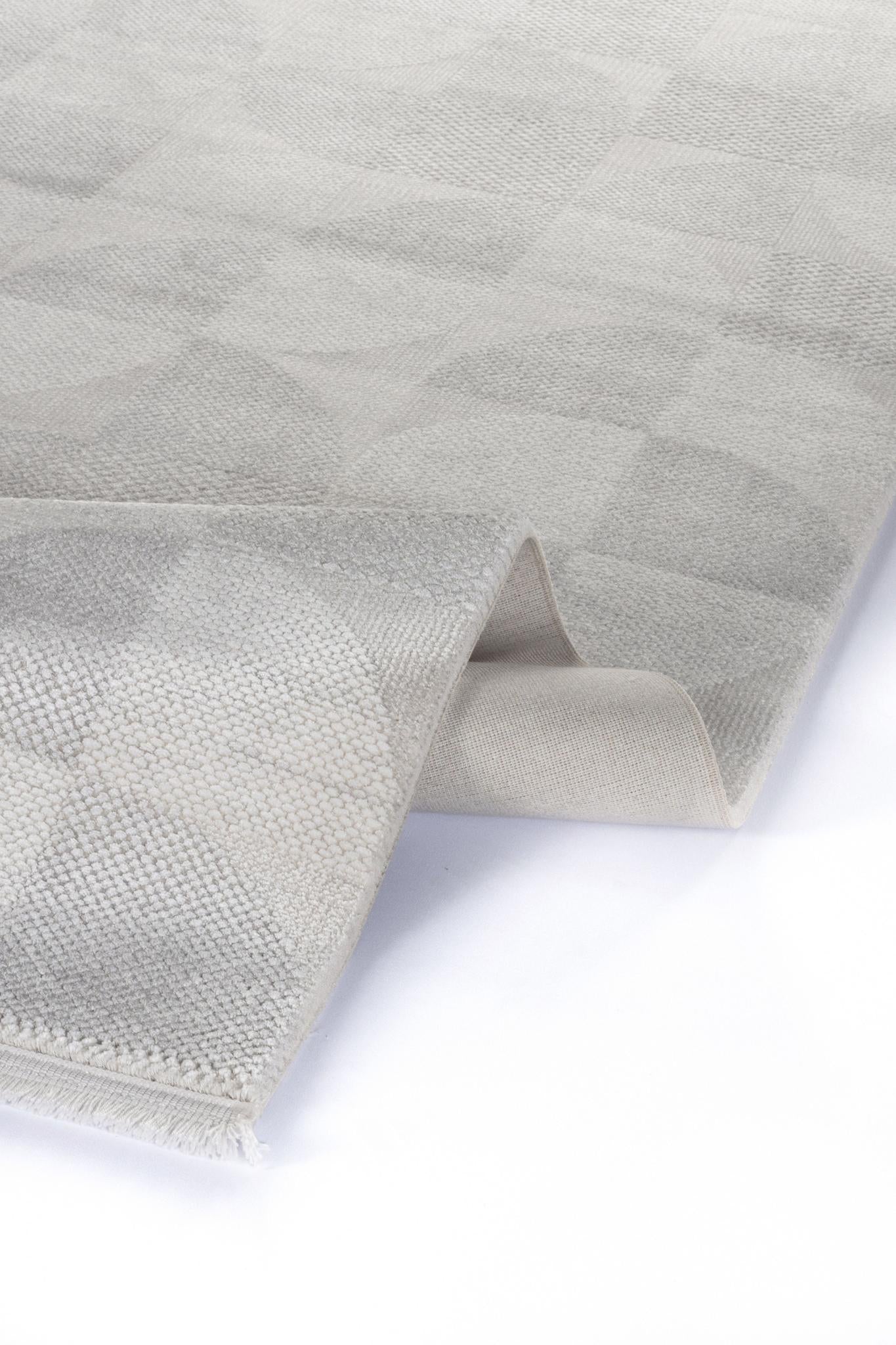 Truva Kesme Halı (Özel Ölçü) - 6621TR Gri