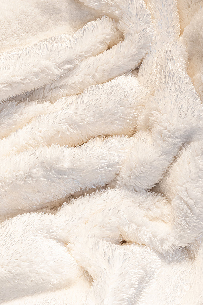 Vega Kesme Halı (Özel Ölçü) - Beyaz