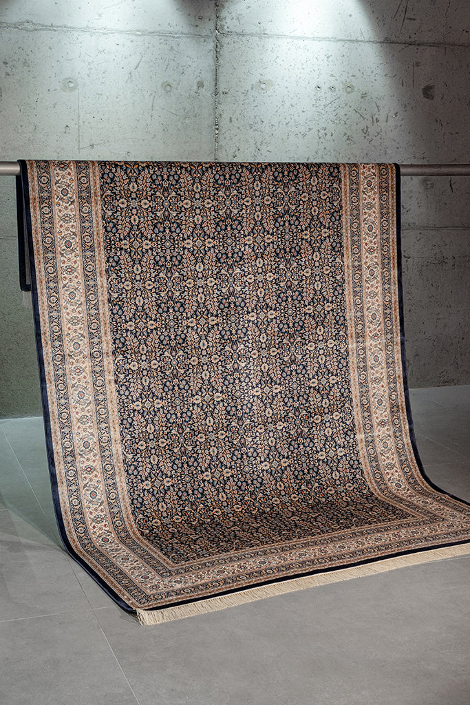 Vendome Palace 5401 Lacivert Bordo - Makine Halısı