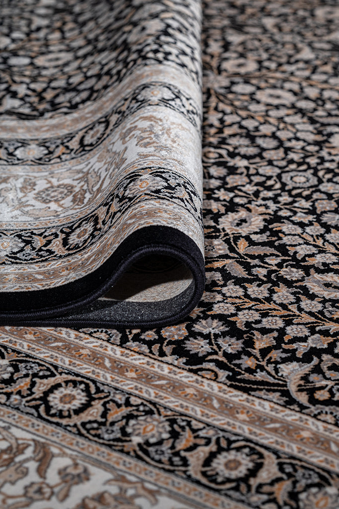 Vendome Palace 5402 Siyah Krem - Makine Halısı