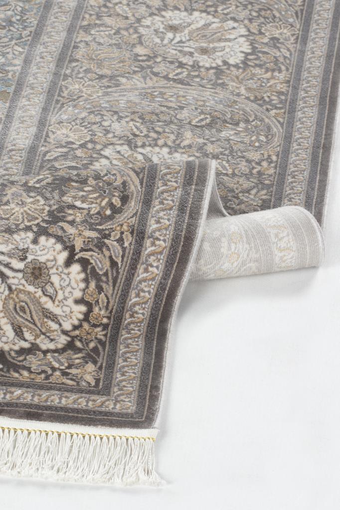 Vendome Palace 5441 Gri Krem - Makine Halısı