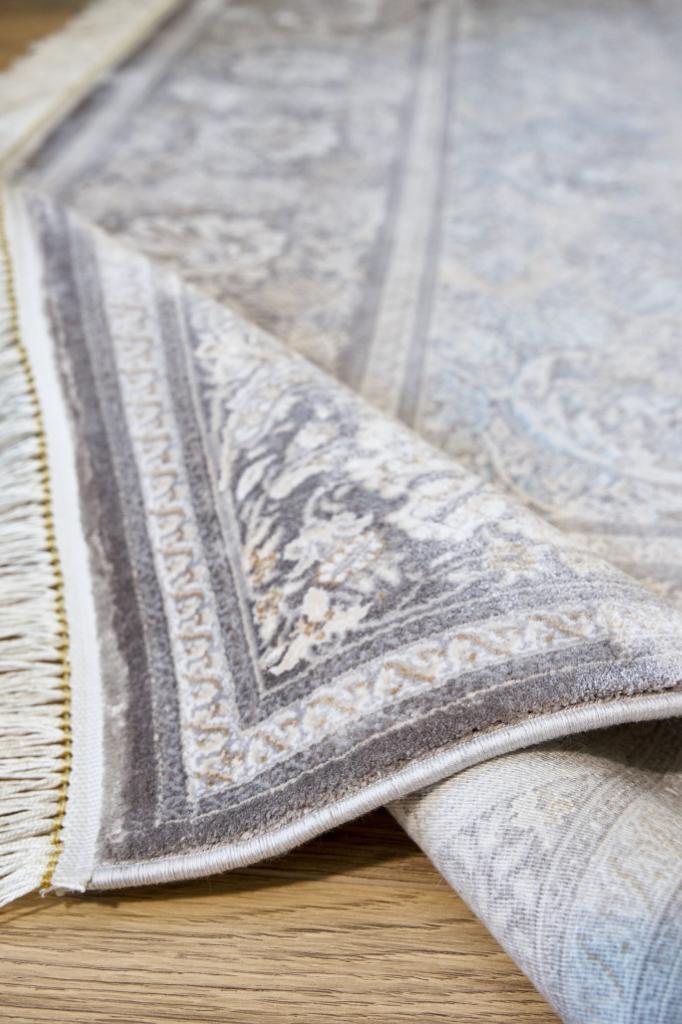 Vendome Palace 5441 Gri Krem - Makine Halısı